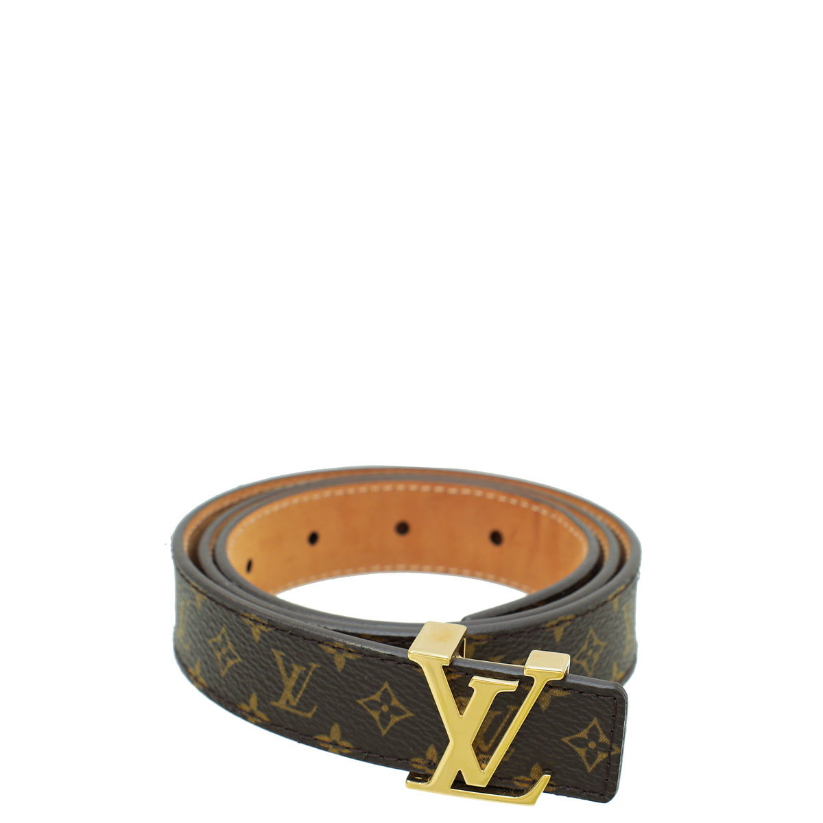 Louis Vuitton Mini Monogram Initial 25mm Belt 30