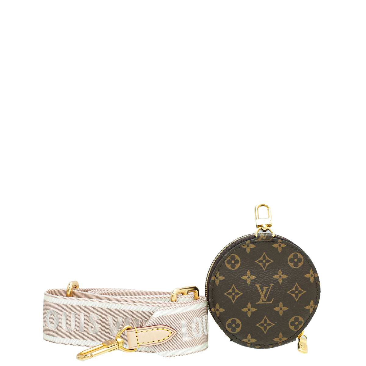 Louis Vuitton Monogram Rose Ballerine Bandouliere Bag Strap