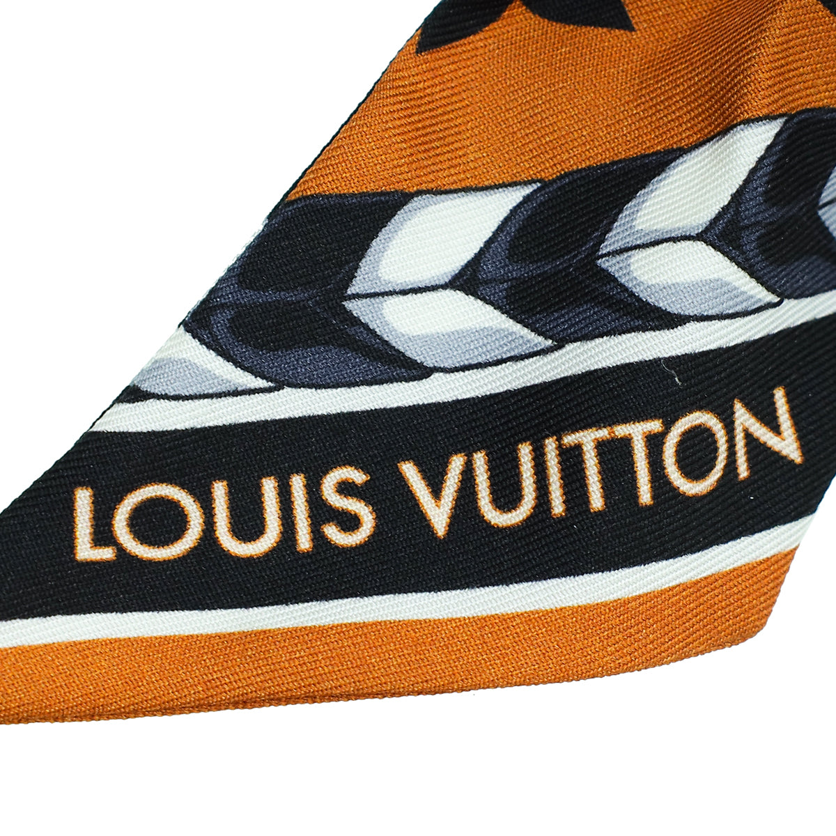 Louis Vuitton Bicolor Silk Monogram Crafty Bandeau