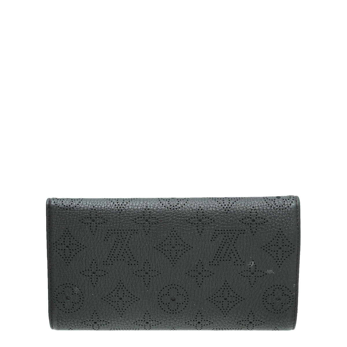 Louis Vuitton Black Monogram Mahina Perforated Wallet