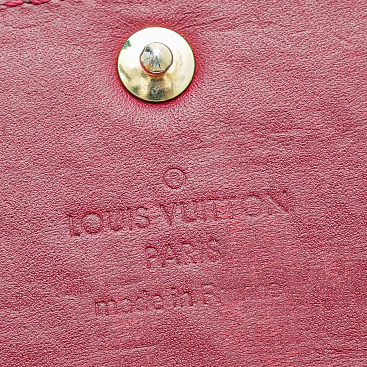 Louis Vuitton Pomme D’amour Monogram Vernis Sarah Wallet W/J.H Initial