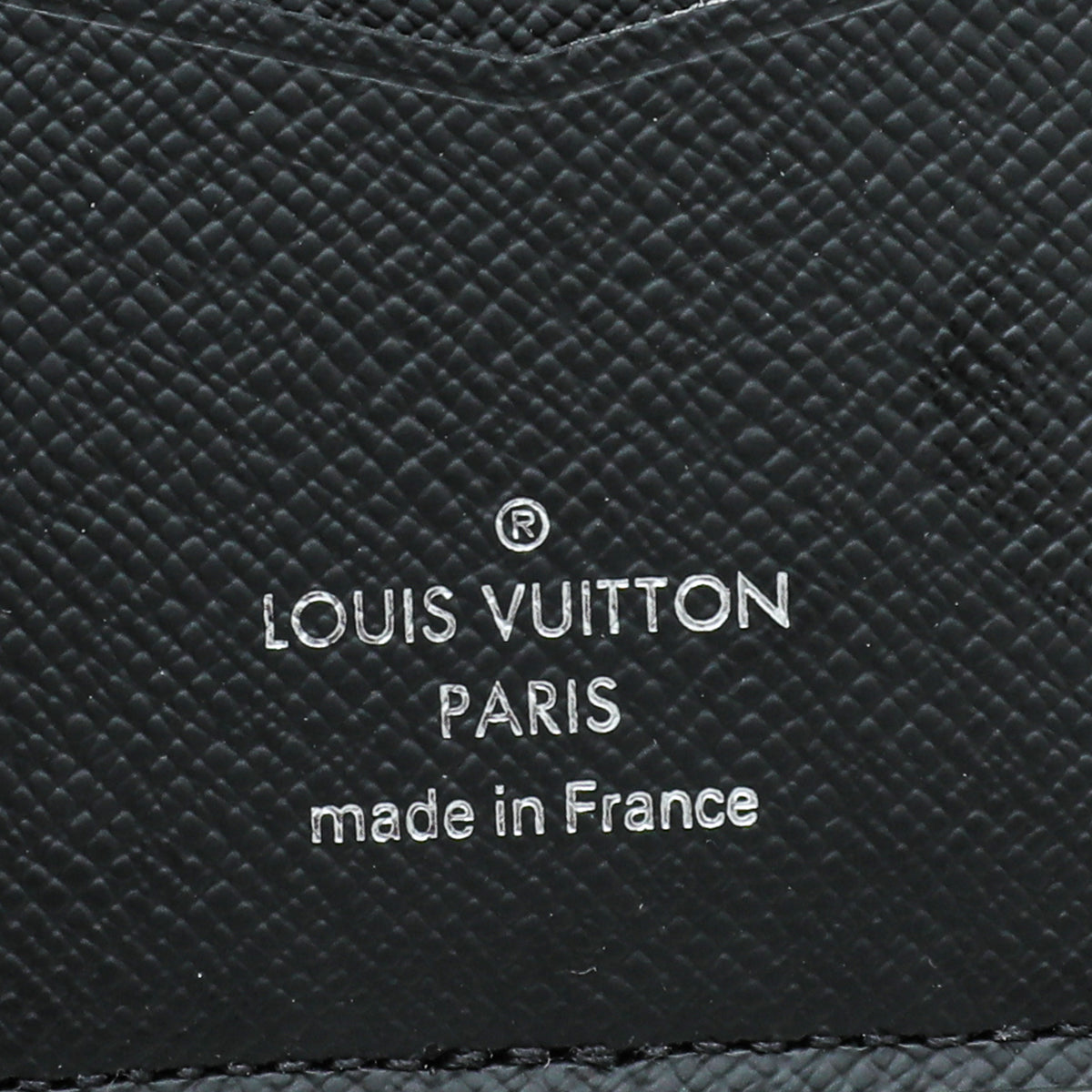 Louis Vuitton Monogram Graphite Pocket Organizer Wallet W/RBA Initial