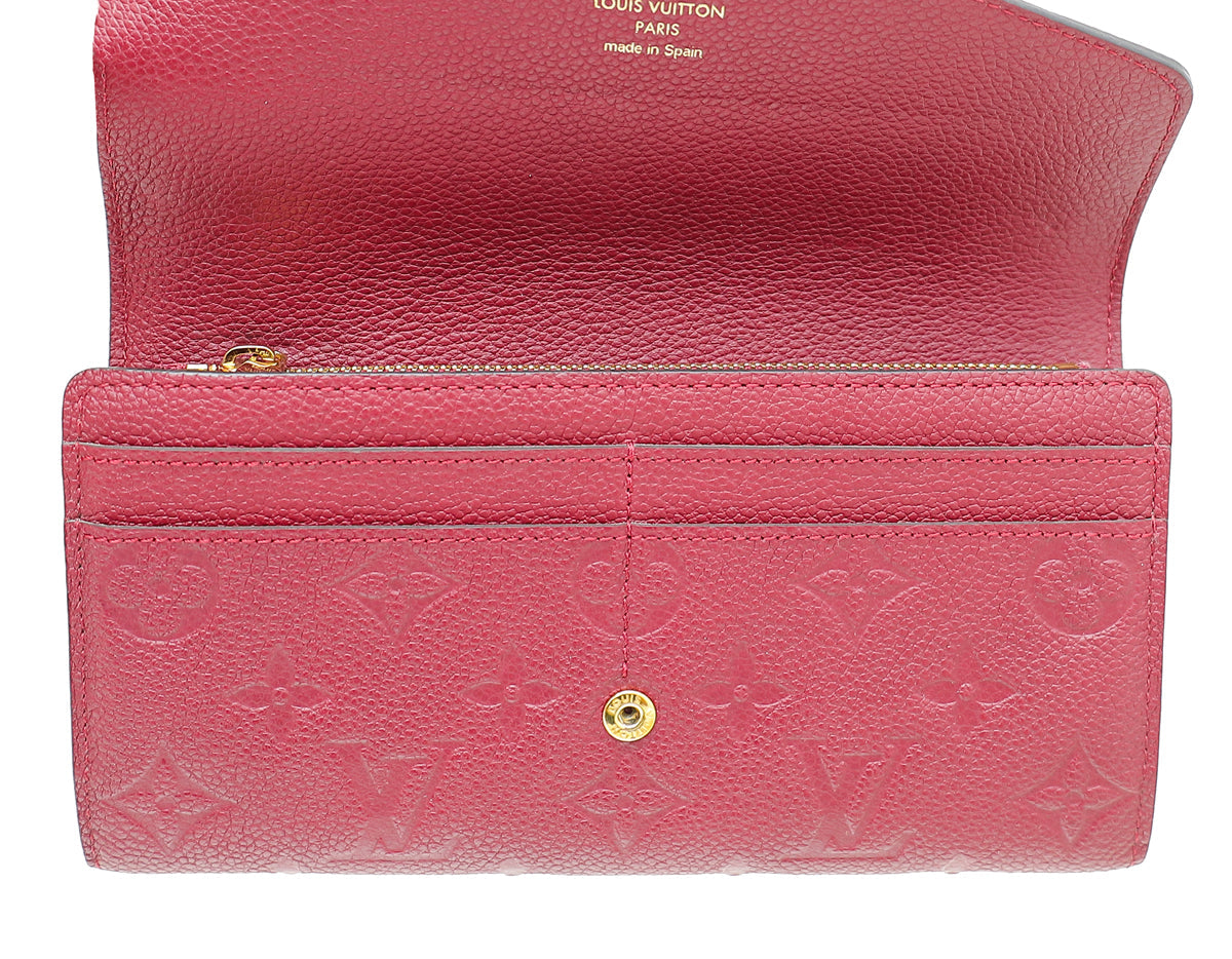 Louis Vuitton Aurore Monogram Empreinte Sarah Wallet