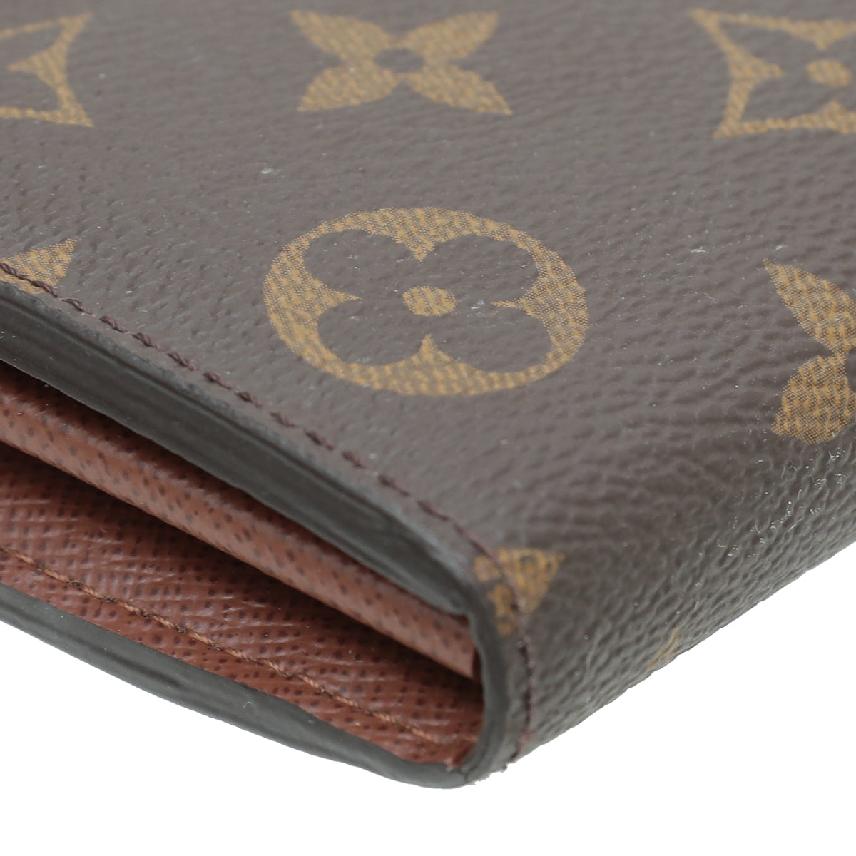 Louis Vuitton Brown Monogram Sarah Wallet w/GP Initials