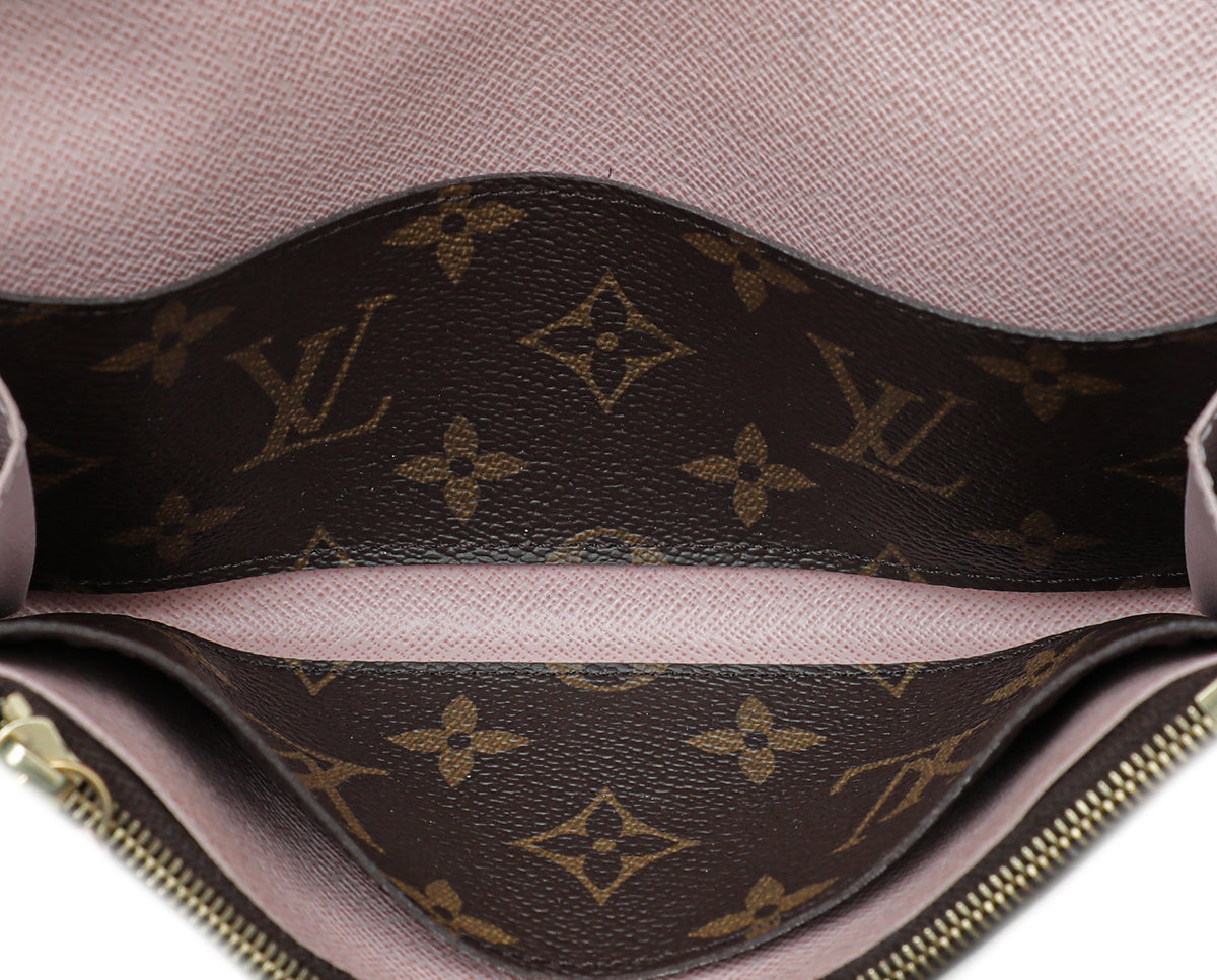 Louis Vuitton Monogram Rose Ballerina Emilie Wallet