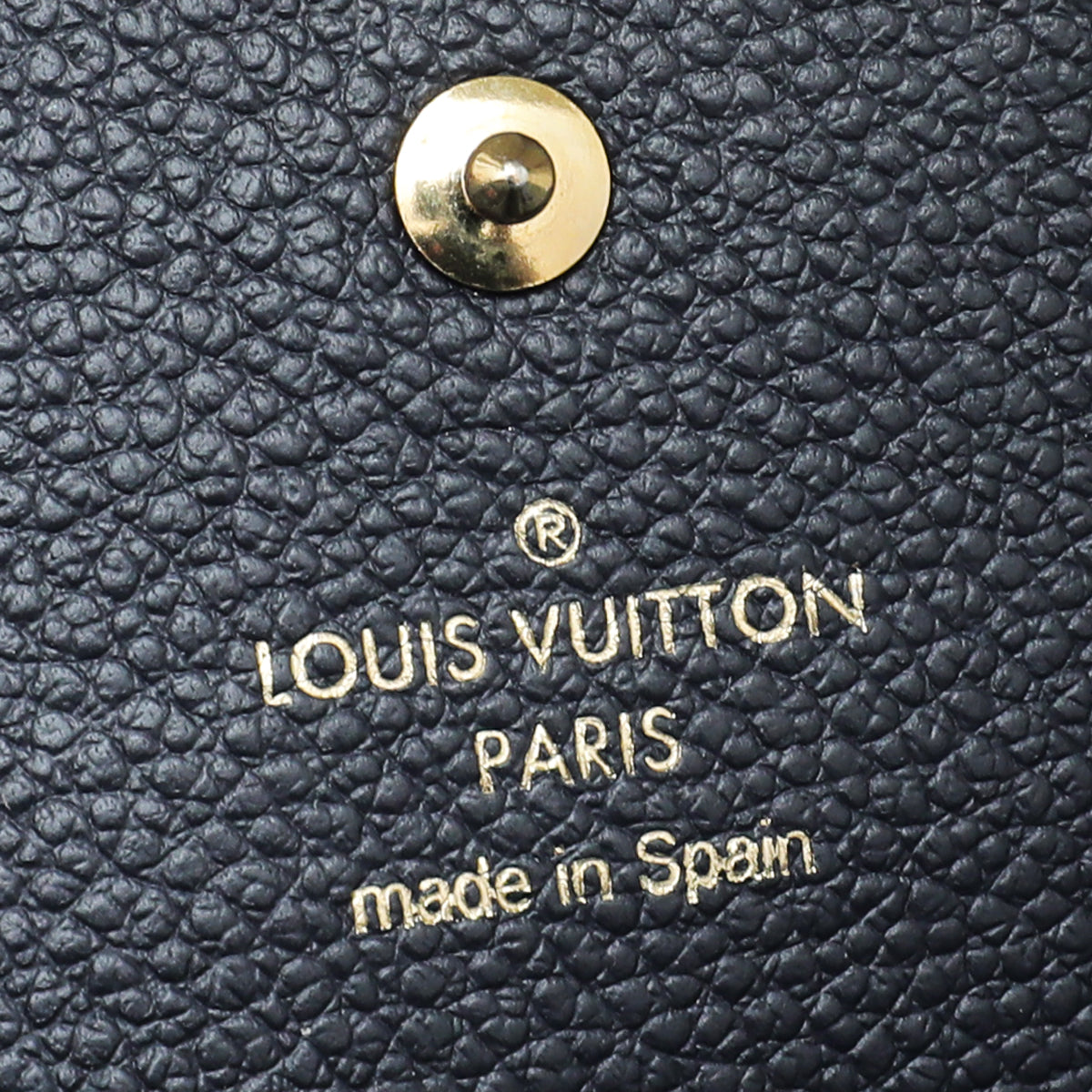 Louis Vuitton Rouge Marine Monogram Empreinte Pont-Neuf Wallet W /SD Initials