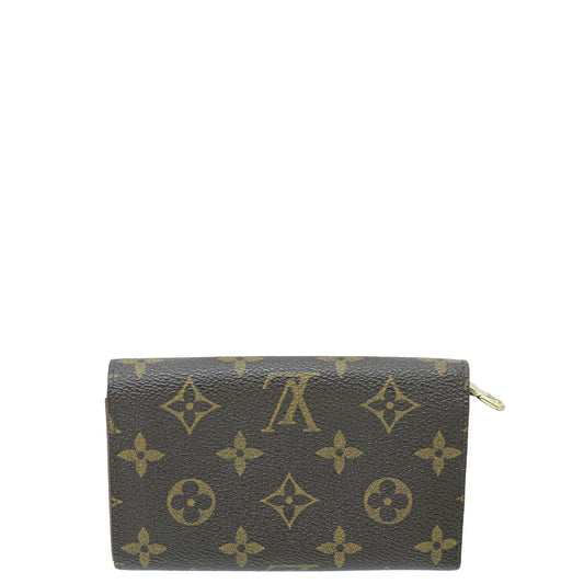 Louis Vuitton Brown Monogram Porte-Monnaie Tresor Wallet