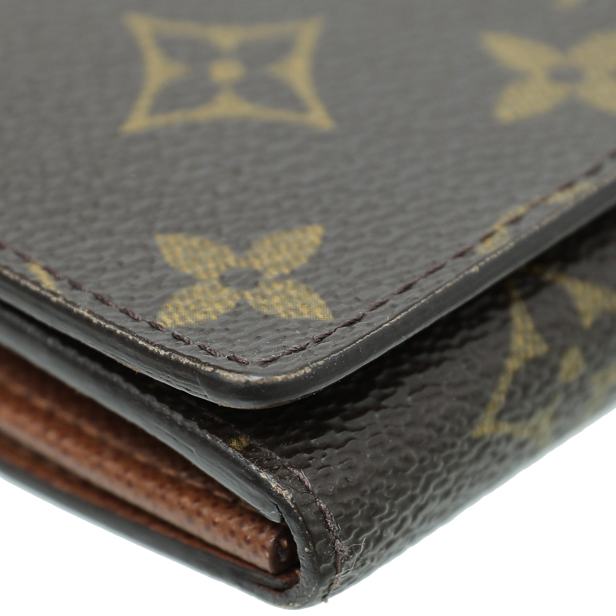 Louis Vuitton Brown Monogram Porte-Monnaie Tresor Wallet