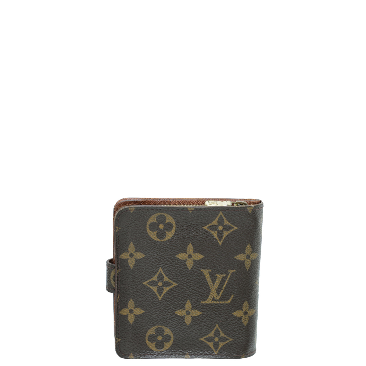 Louis Vuitton Brown Monogram Compact Zippy Wallet