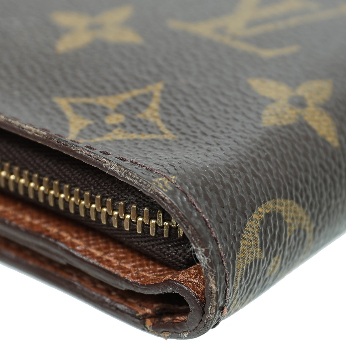 Louis Vuitton Brown Monogram Compact Zippy Wallet