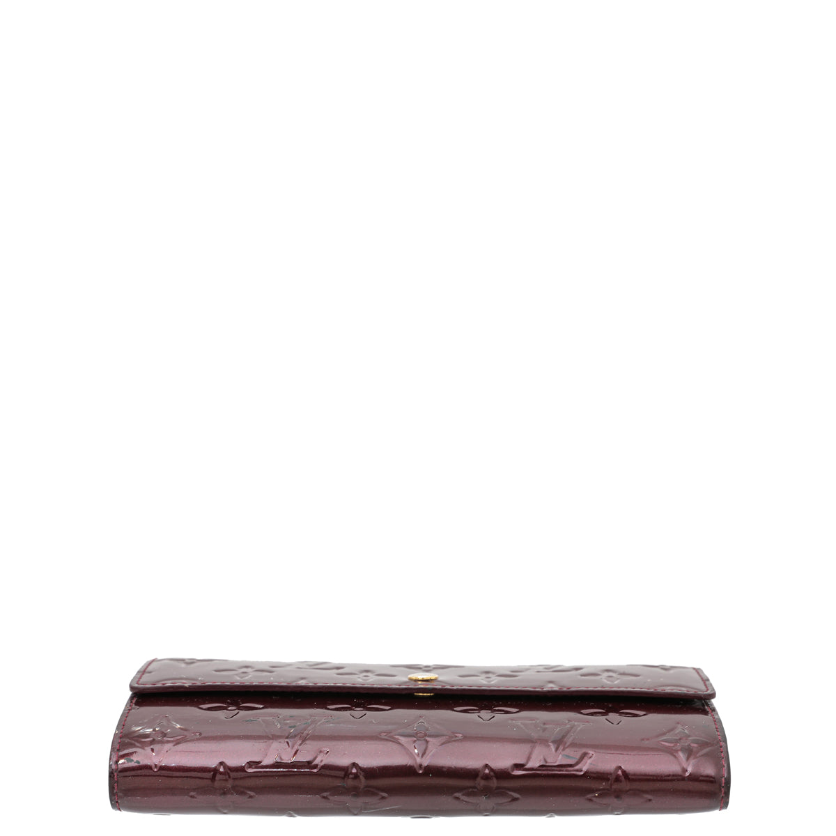 Louis Vuitton Rouge Fauviste Monogram Vernis Sarah Wallet