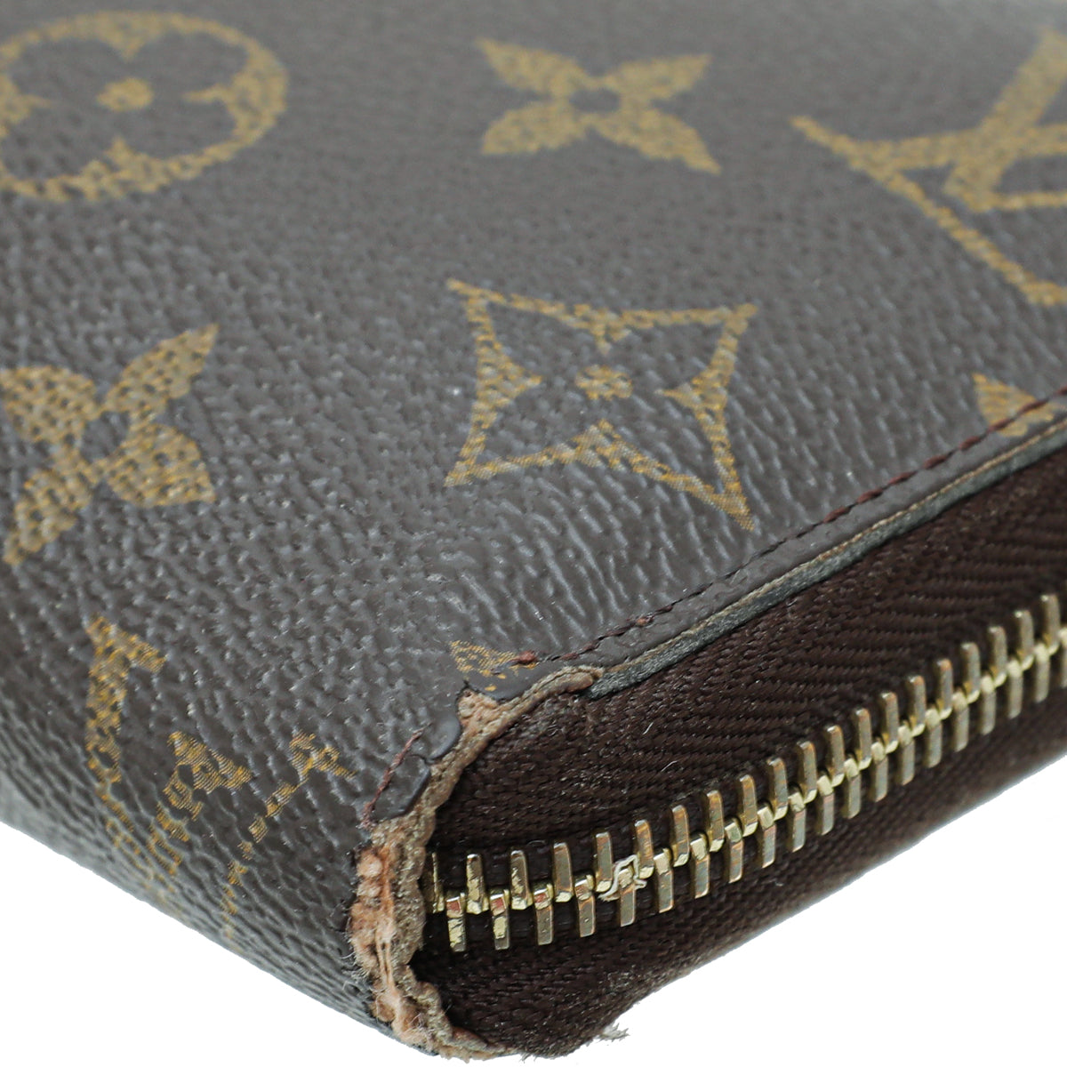 Louis Vuitton Brown Monogram Zippy Wallet