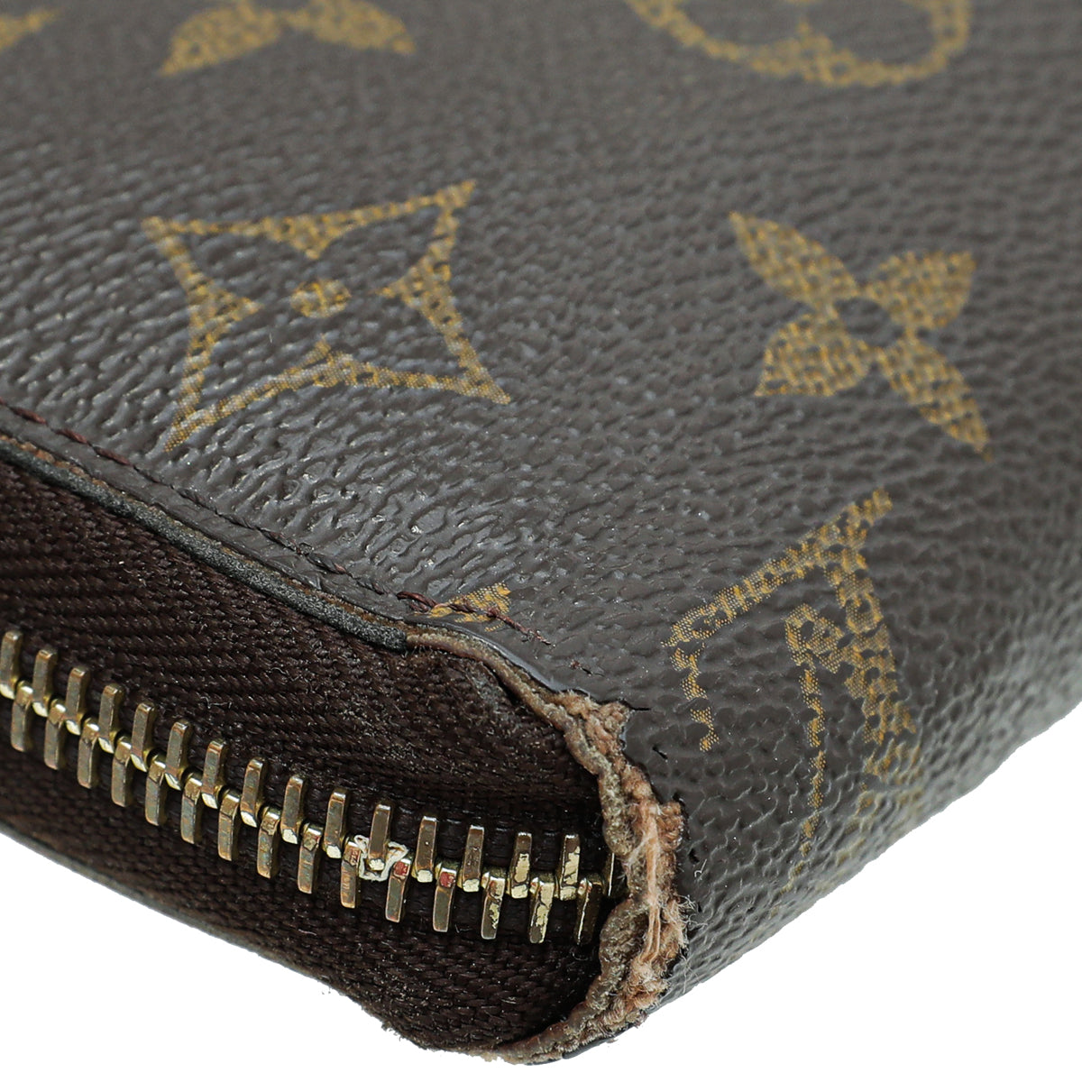 Louis Vuitton Brown Monogram Zippy Wallet