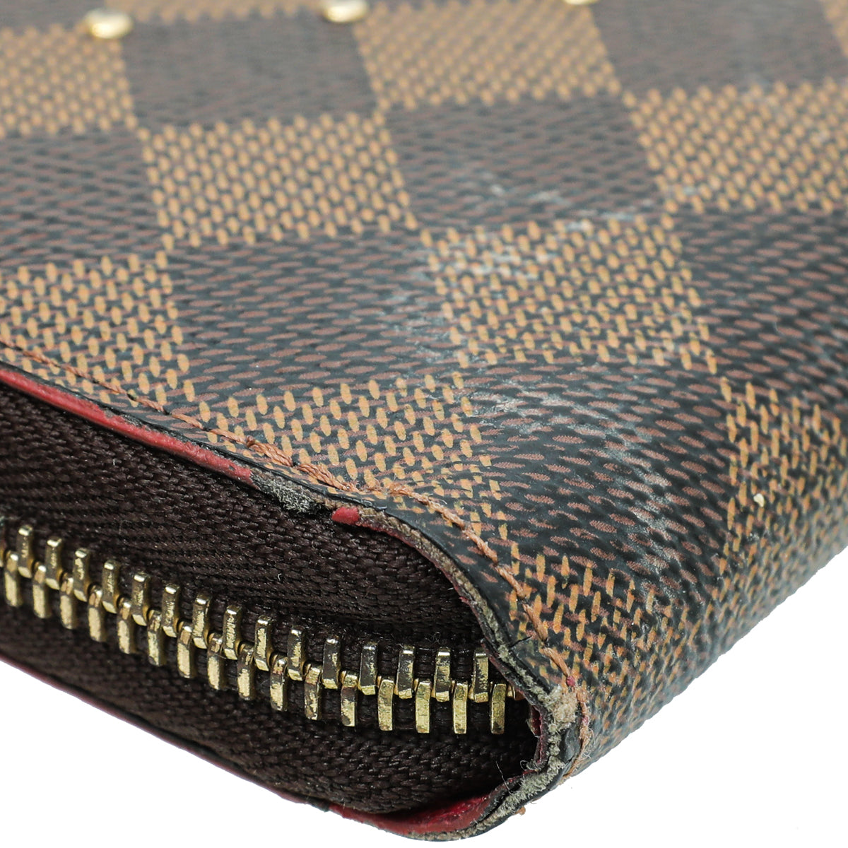 Louis Vuitton Ebene Studded Zippy Wallet