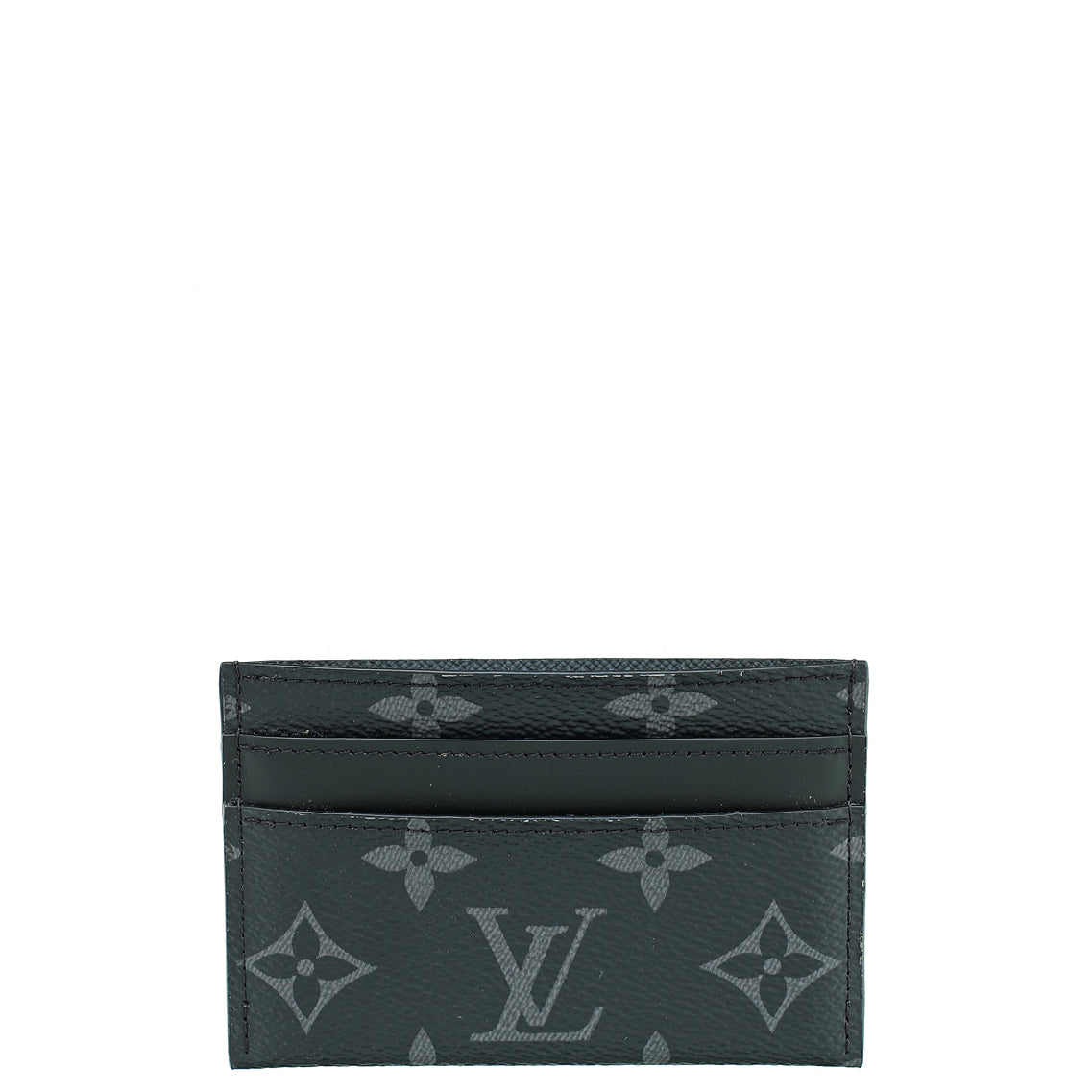 Louis Vuitton Monogram Black Eclipse Porte Cartes Double Card Holder