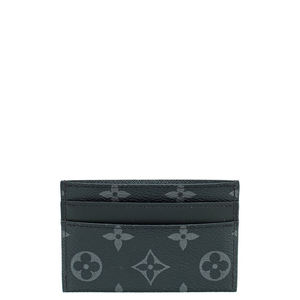 Louis Vuitton Monogram Black Eclipse Porte Cartes Double Card Holder