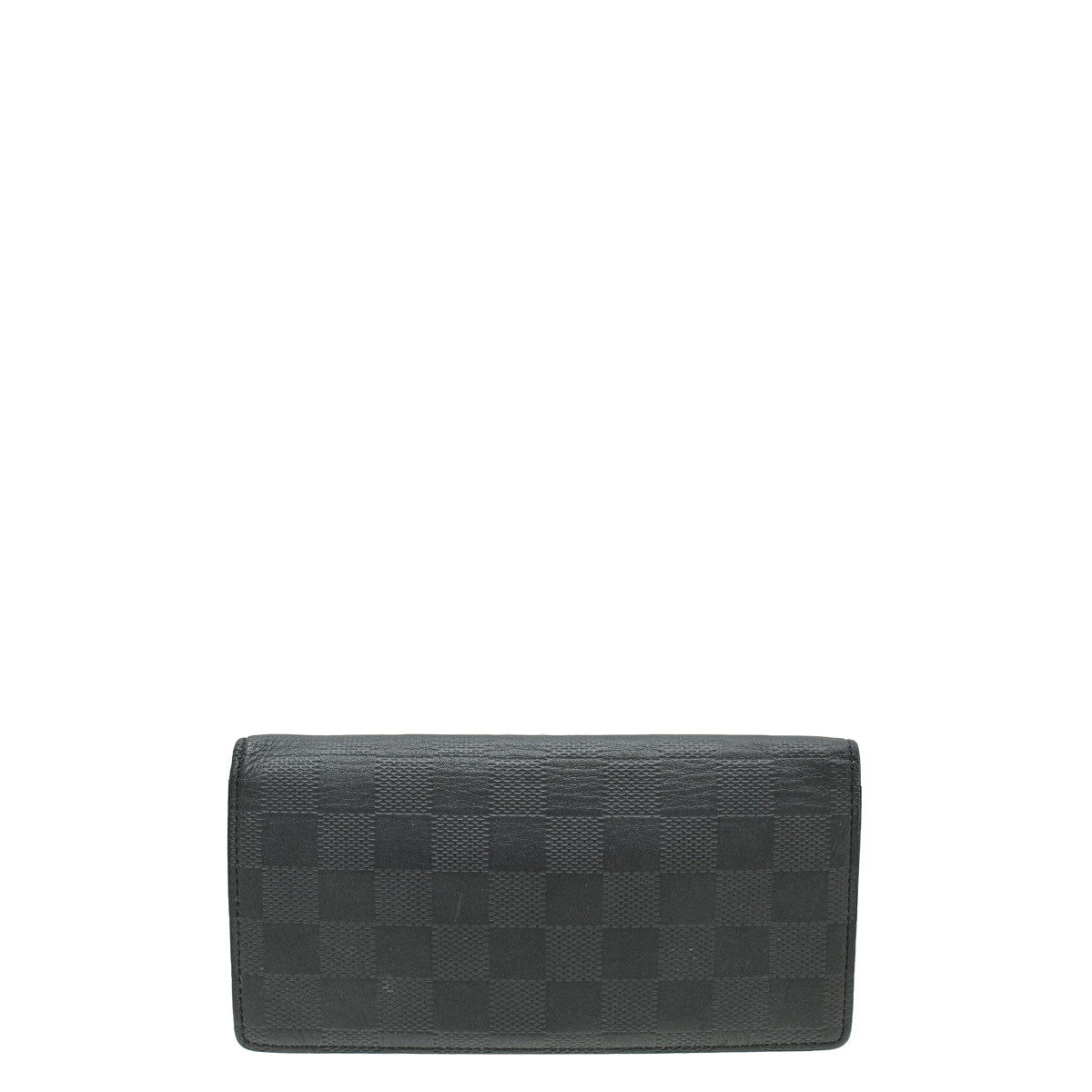 Louis Vuitton Black Damier Infini Brazza Wallet W/ MNS INITIALS