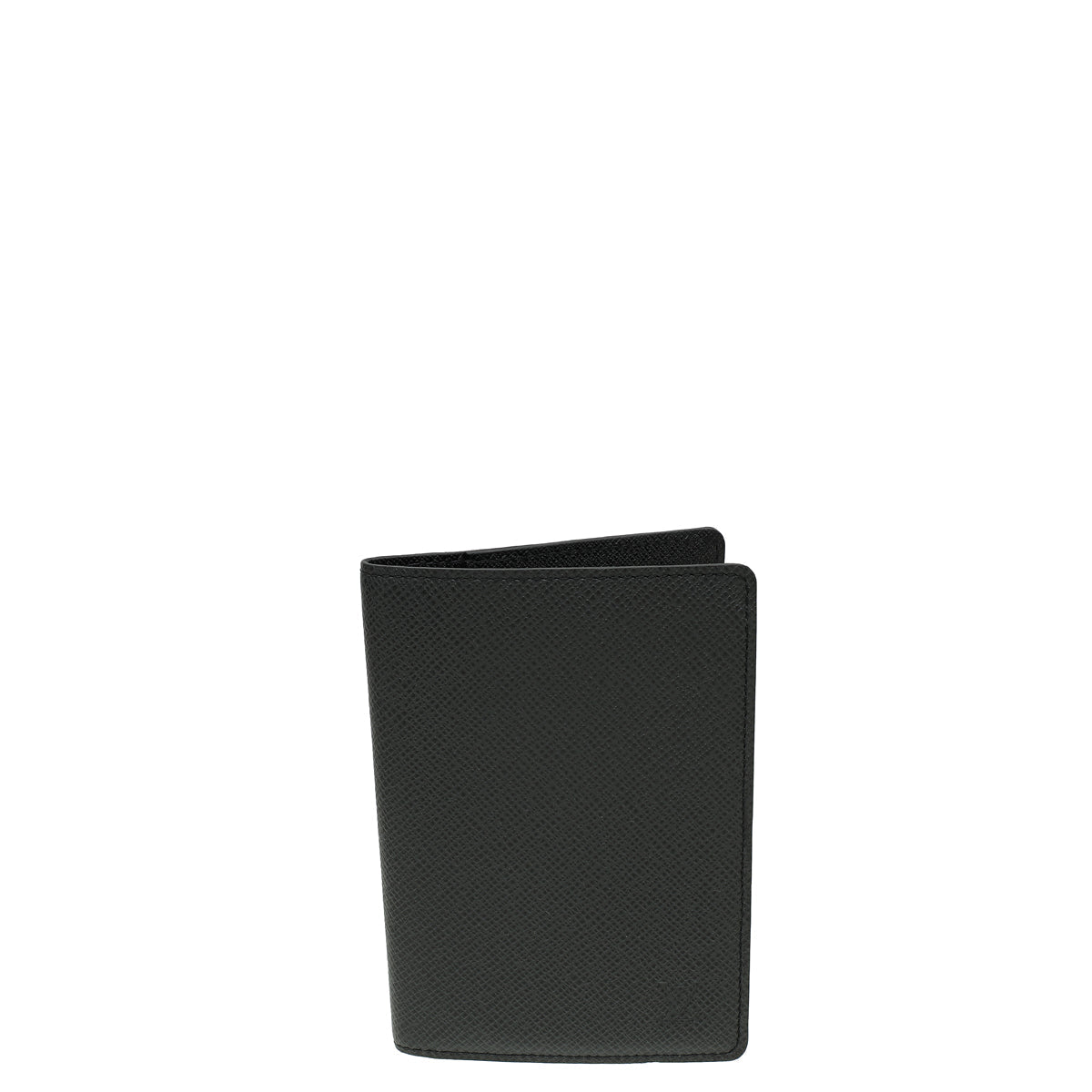 Louis Vuitton Black Taiga Passport Cover W/ MNS Initials