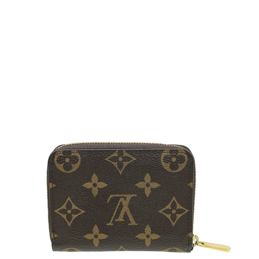 Louis Vuitton Monogram Zippy Coin Purse Wallet