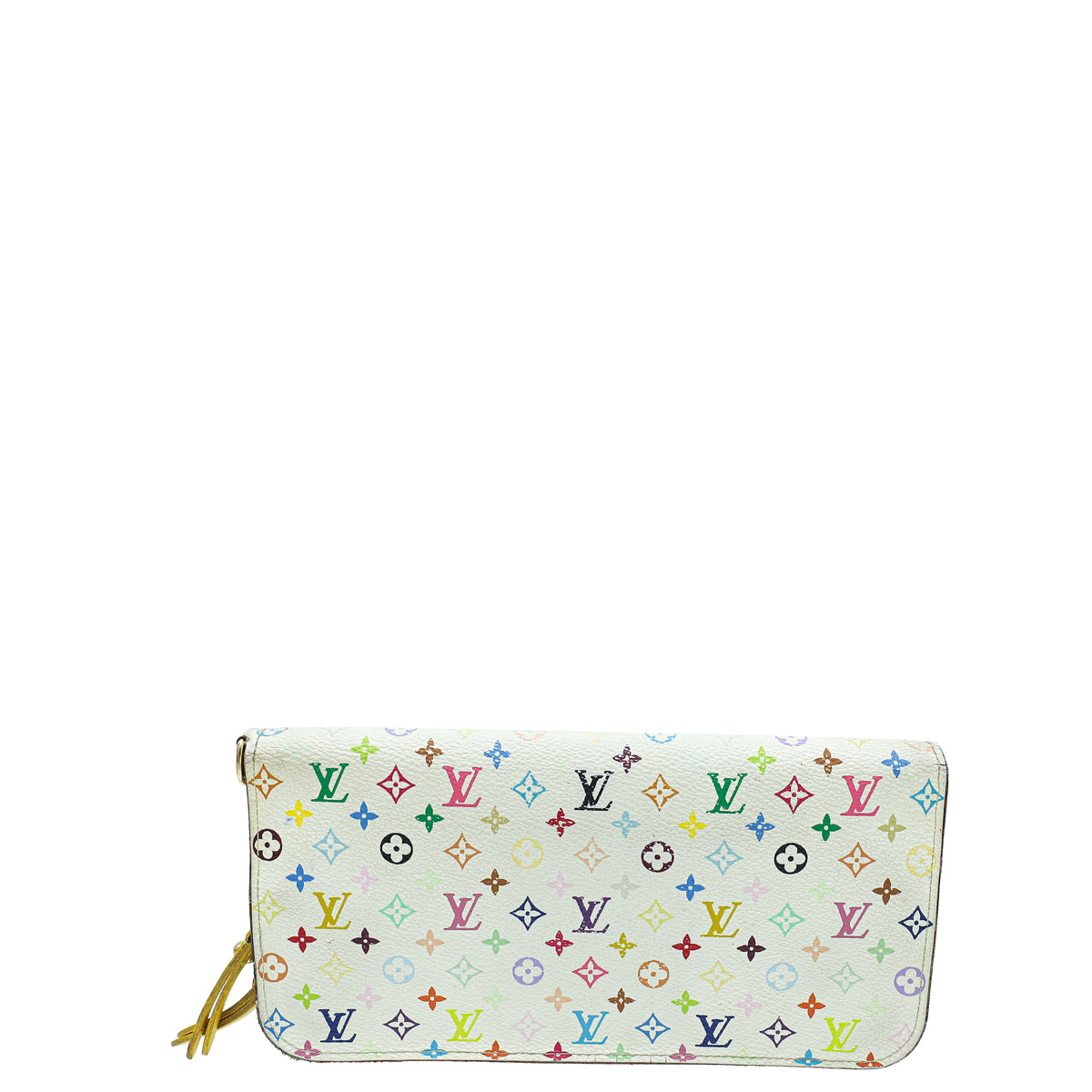 Louis Vuitton White Multicolor Monogram Insolite Wallet