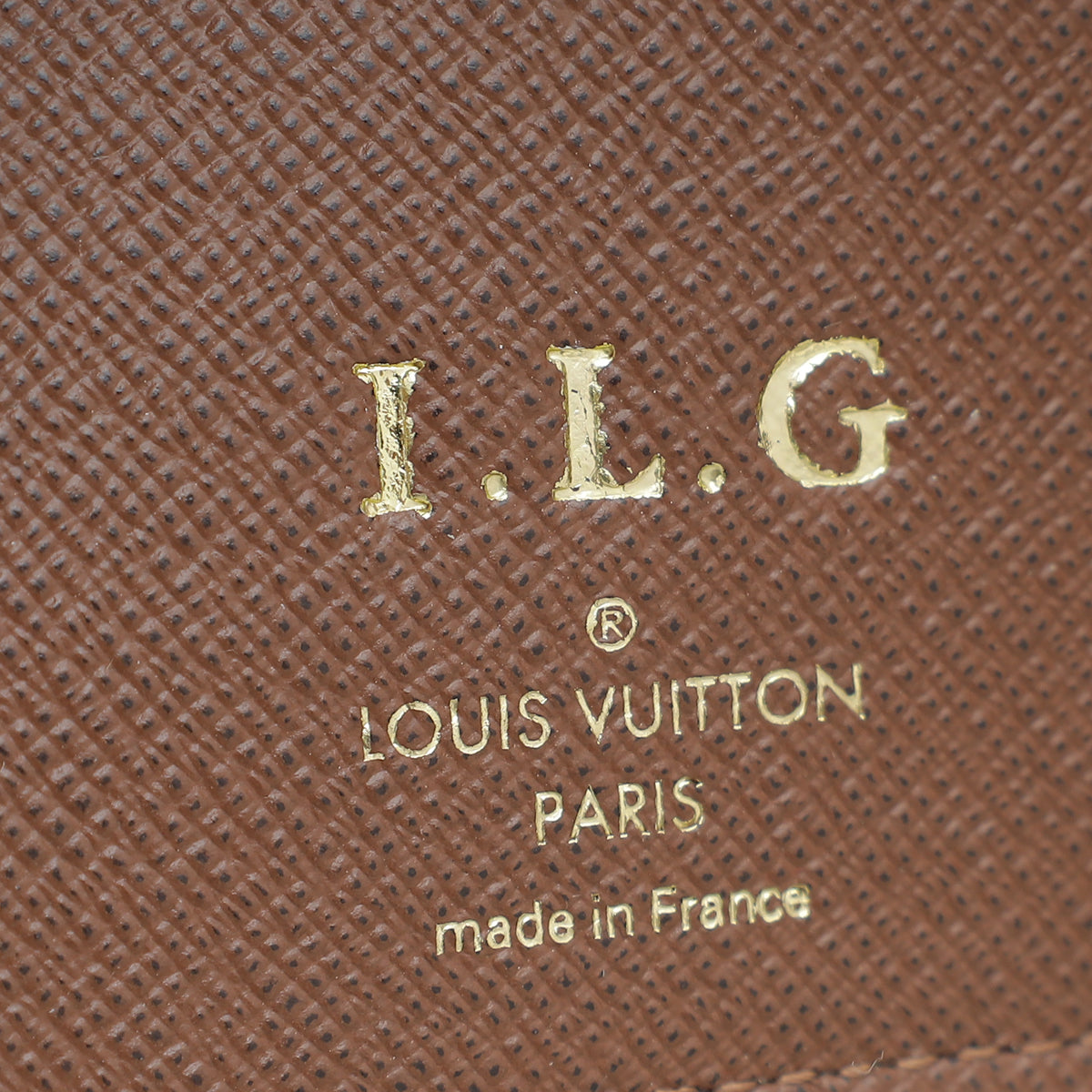 Louis Vuitton Monogram Victorine Wallet W/ ILG Initial