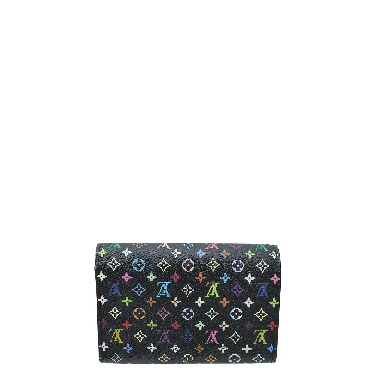 Louis Vuitton Black Multicolor Monogram Alexandra Wallet