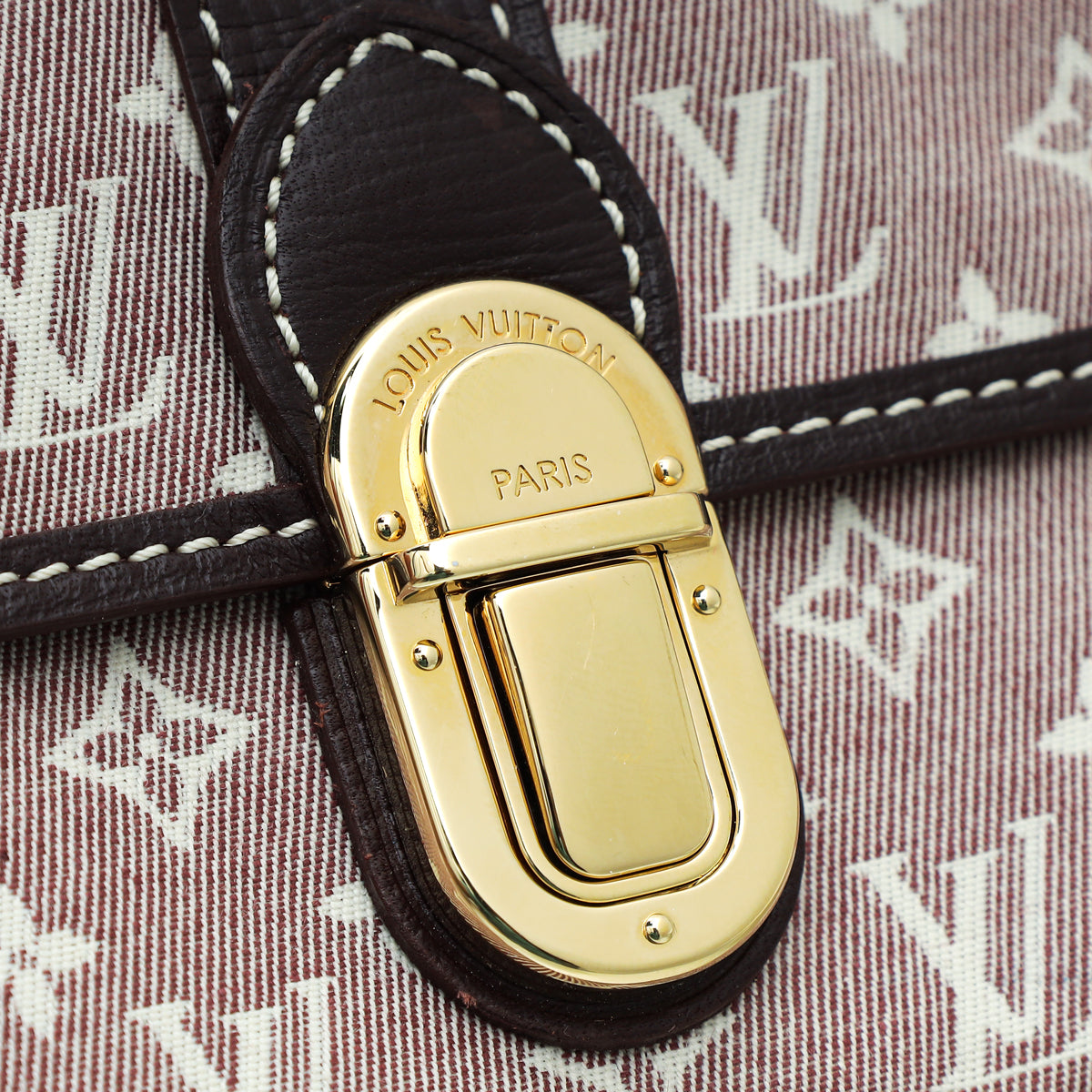 Louis Vuitton Sepia Monogram Mini Lin Idylle Sarah Wallet