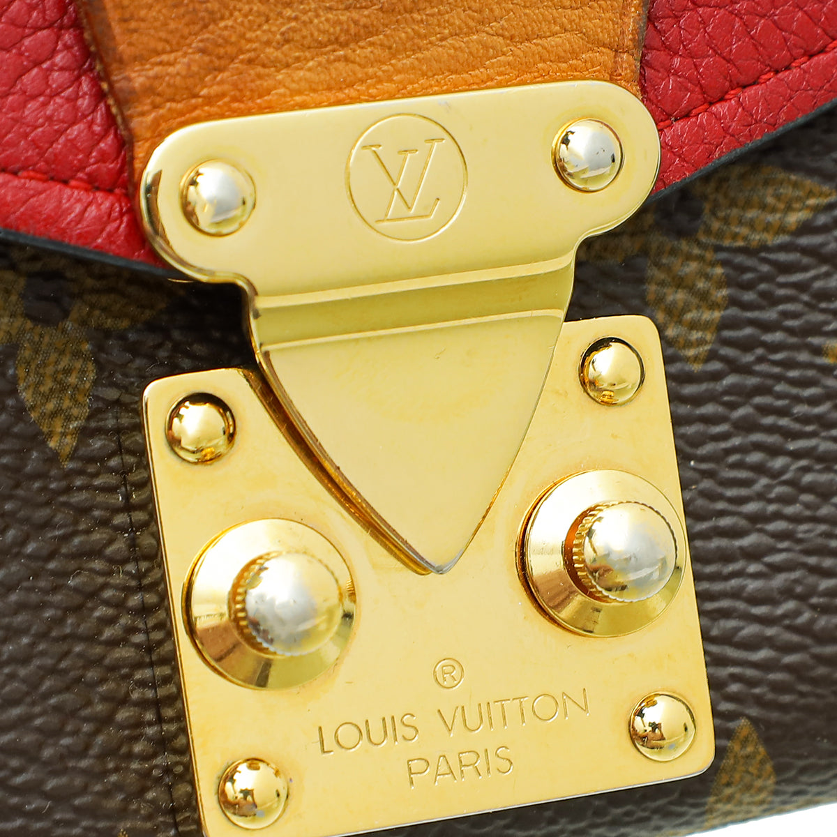 Louis Vuitton Monogram Red Pallas Long Wallet