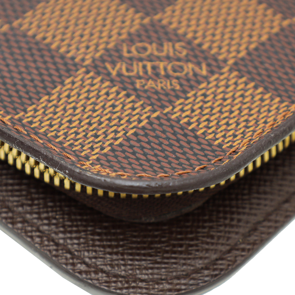 Louis Vuitton Damier Ebene Insolite Wallet w/ "IMW" Initial