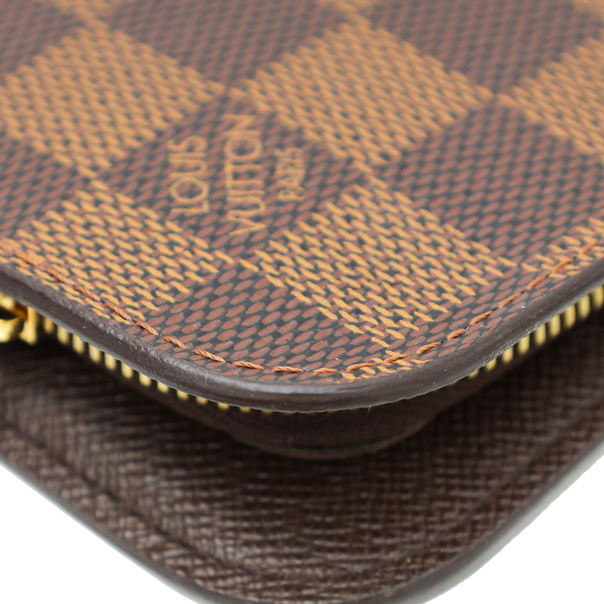 Louis Vuitton Damier Ebene Insolite Wallet w/ "IMW" Initial