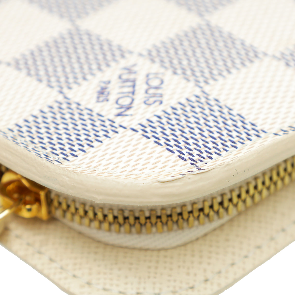 Louis Vuitton Damier Azur Insolite Wallet w/"IMW" Initial