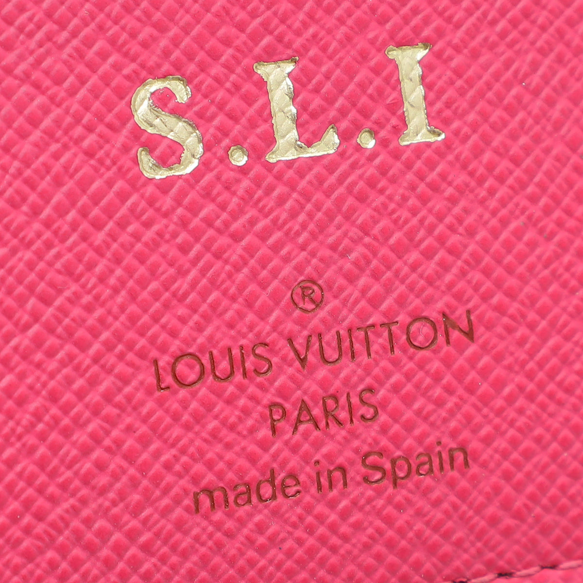 Louis Vuitton Monogram Multicolor Insolite Wallet W/ "S.L.I" Initials