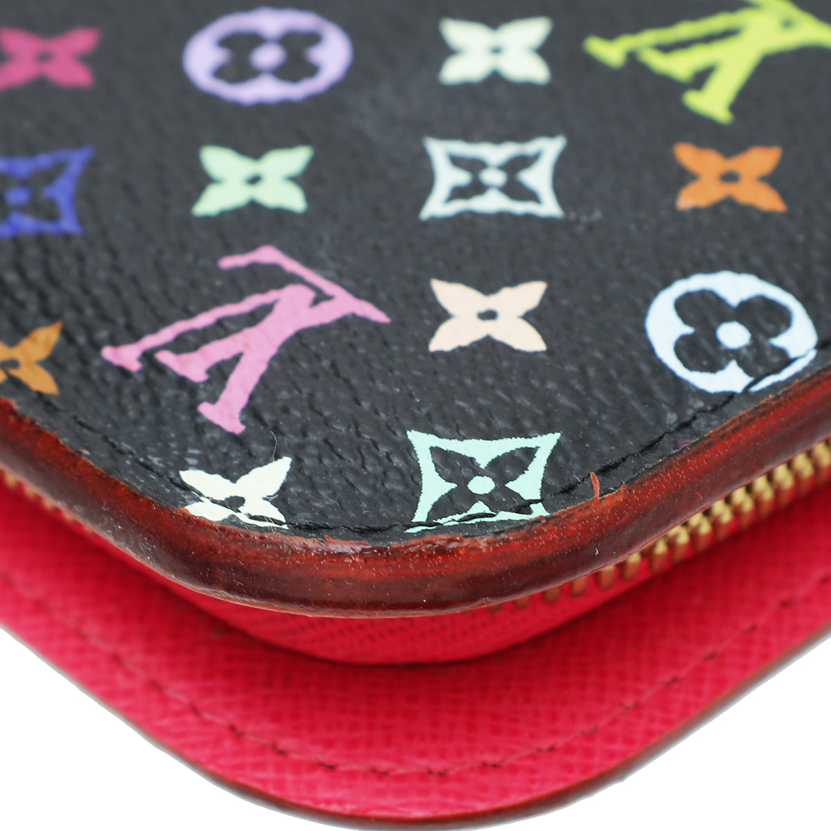 Louis Vuitton Monogram Multicolor Insolite Wallet W/ "S.L.I" Initials