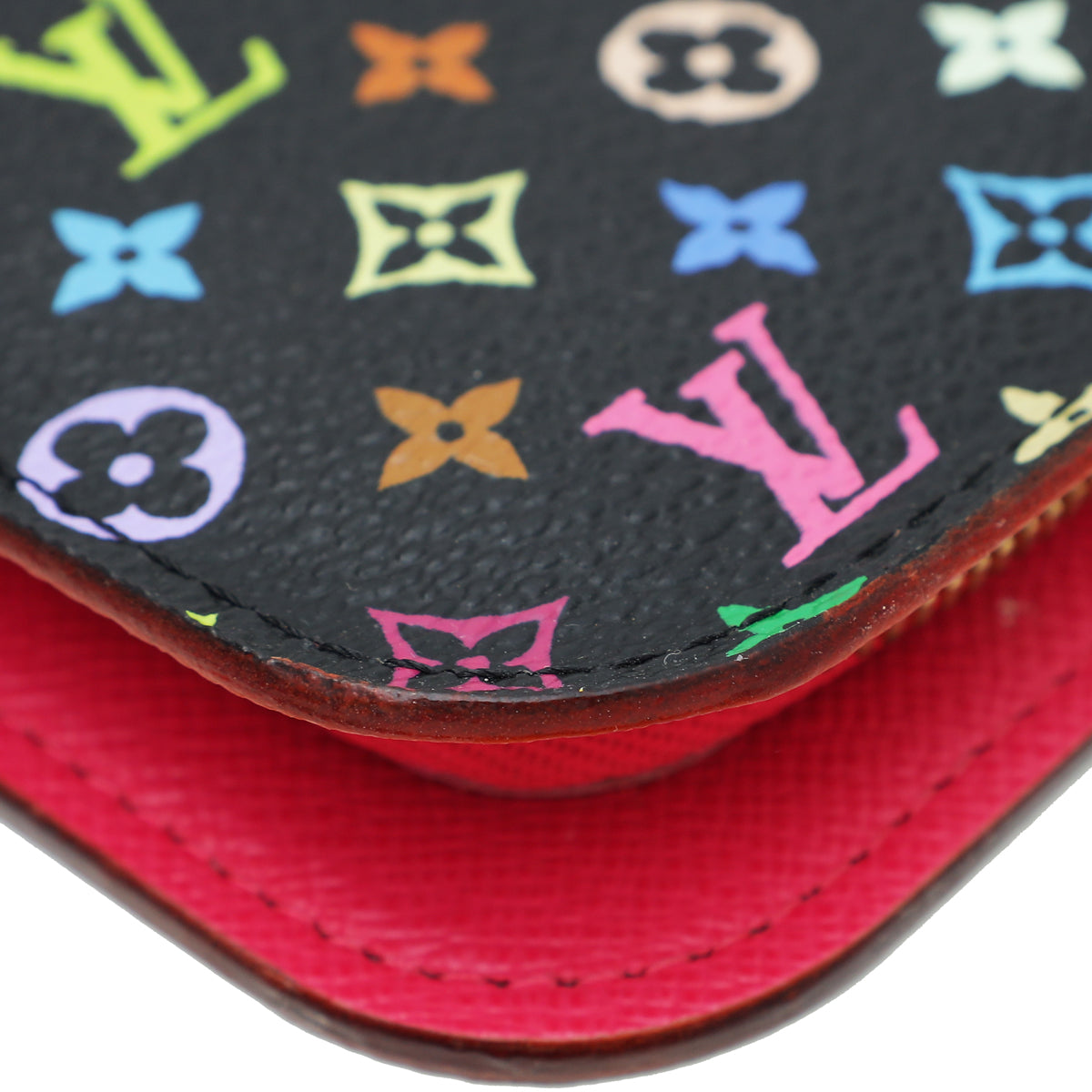 Louis Vuitton Monogram Multicolor Insolite Wallet W/ "S.L.I" Initials