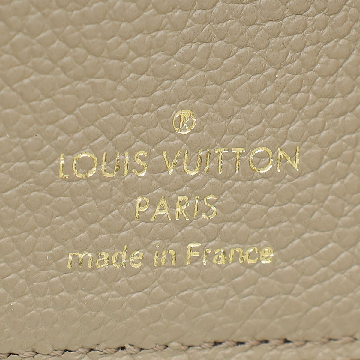 Louis Vuitton Tourterelle Gray Monogram Empreinte Zoe Wallet