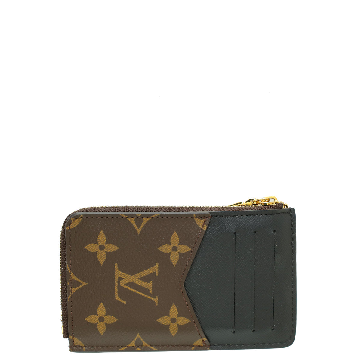 Louis Vuitton Monogram Black Recto Verso Card Holder