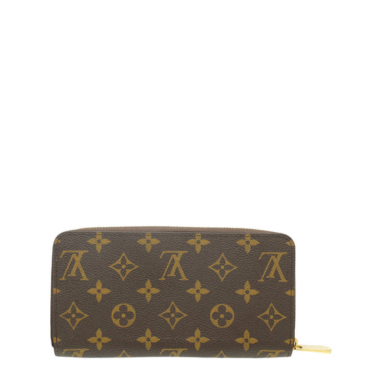 Louis Vuitton Brown Monogram Zipped Around Long Wallet