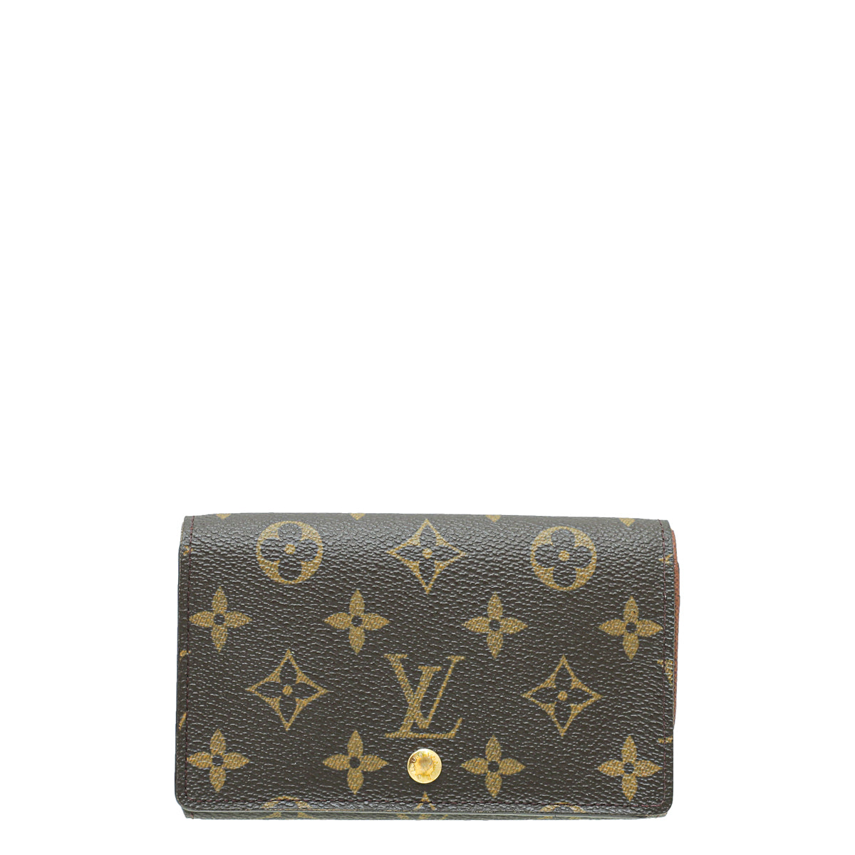 Louis Vuitton Brown Monogram Porte-Monnaie Tresor Wallet