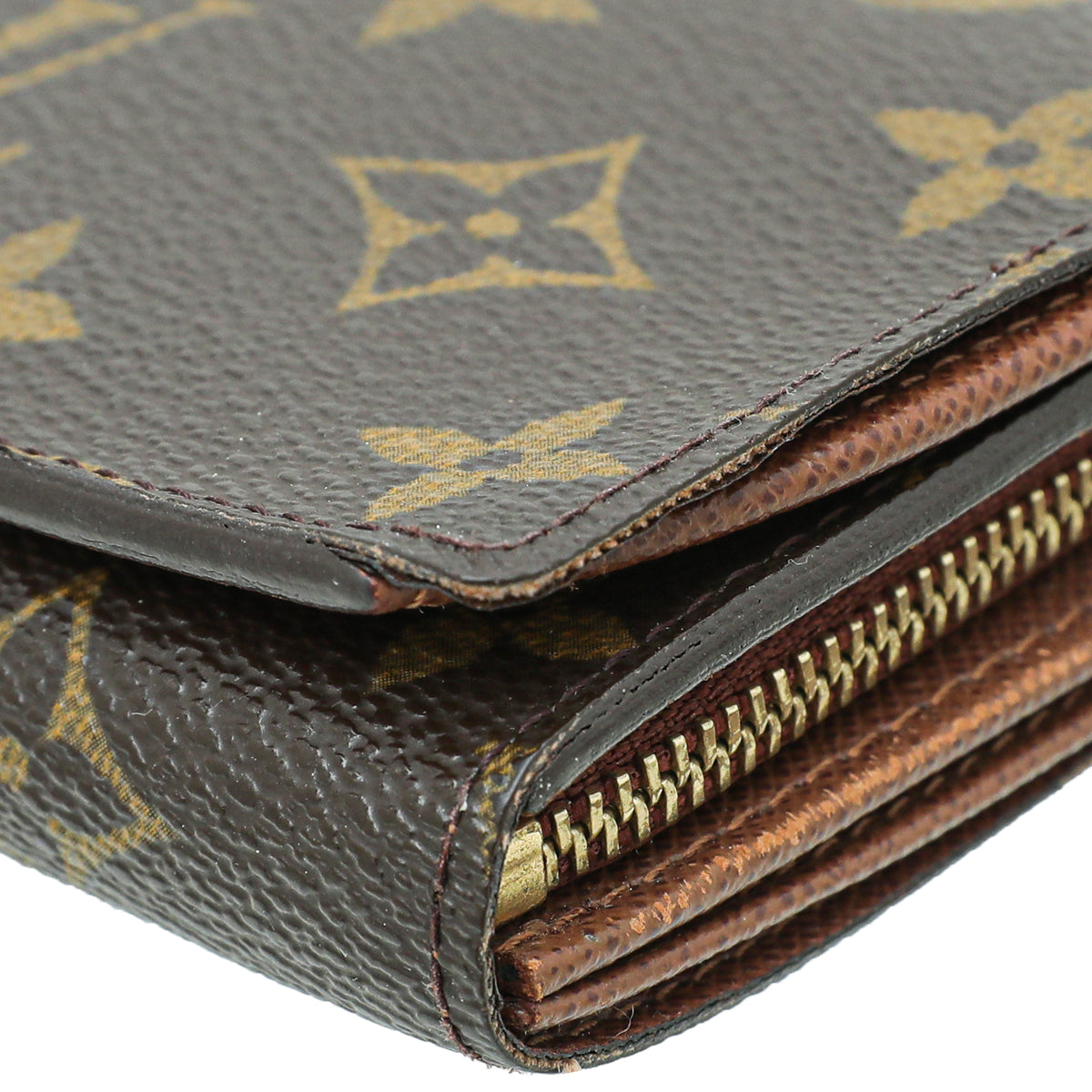 Louis Vuitton Brown Monogram Porte-Monnaie Tresor Wallet