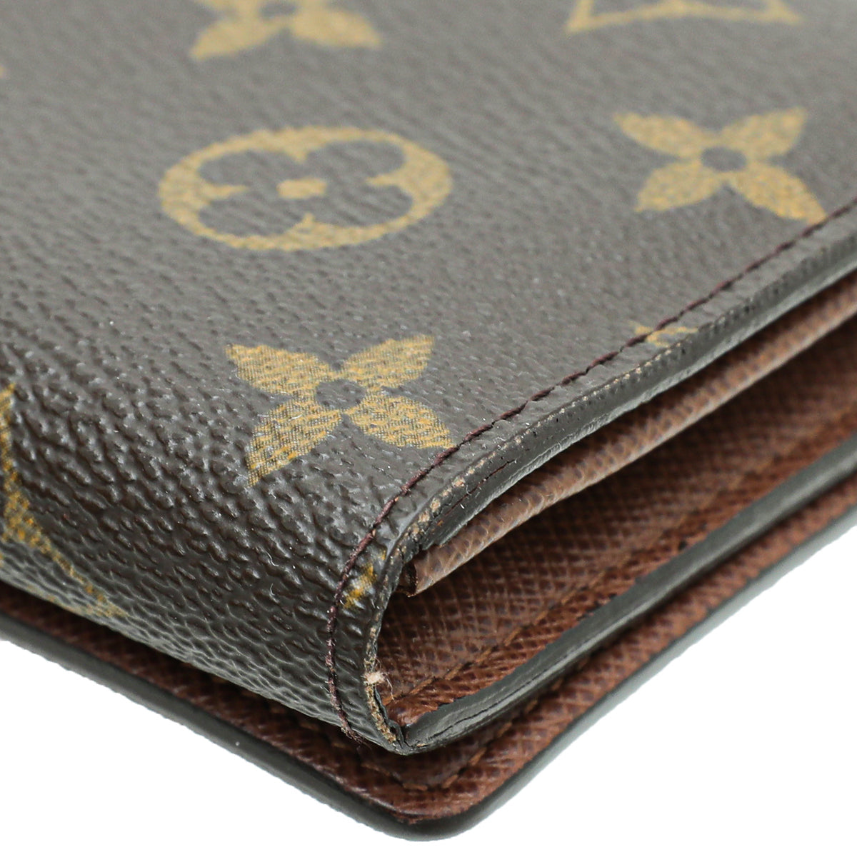 Louis Vuitton Brown Monogram Porte-Monnaie Tresor Wallet