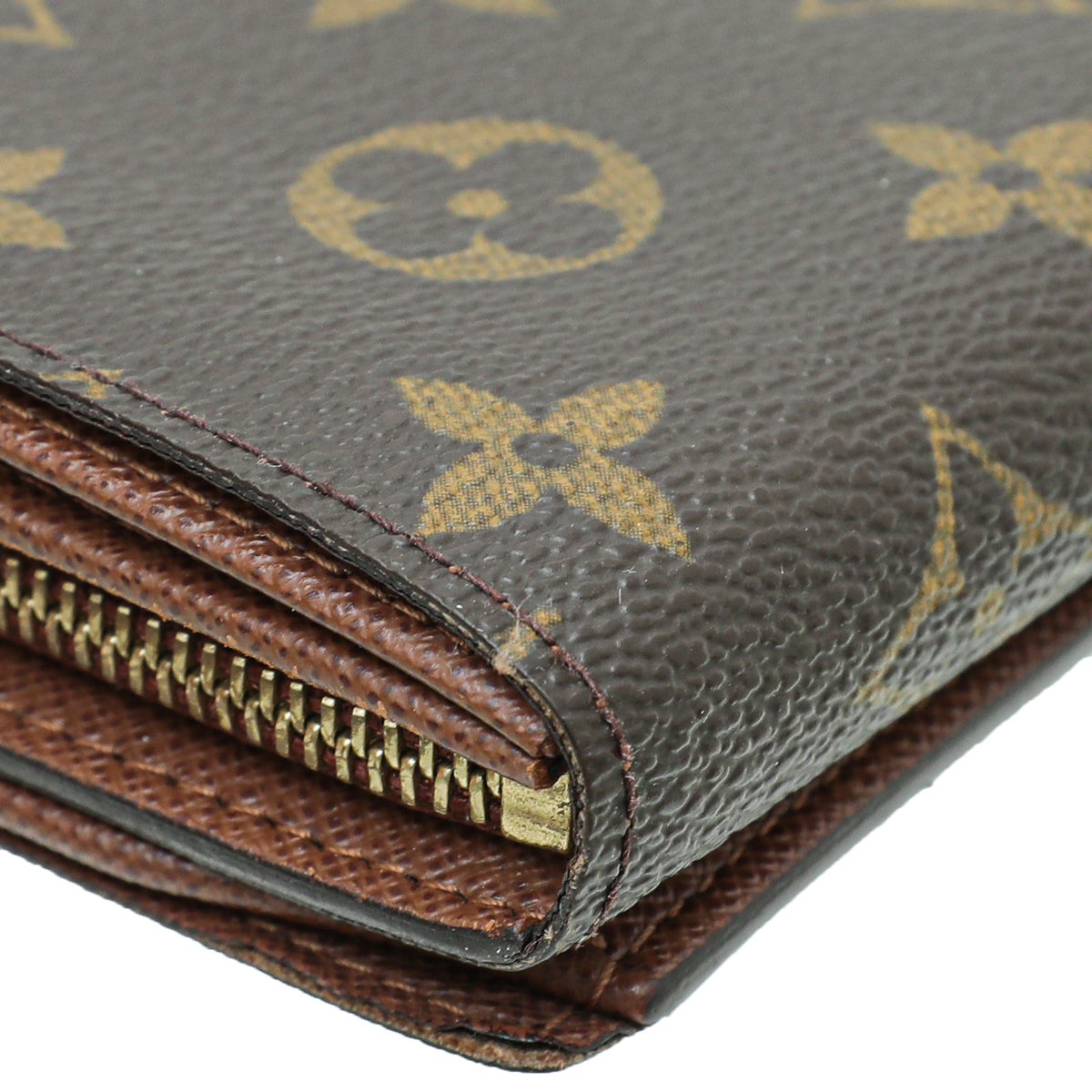 Louis Vuitton Brown Monogram Porte-Monnaie Tresor Wallet