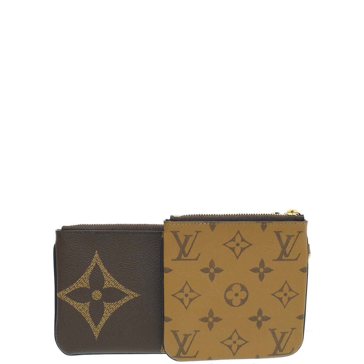 Louis Vuitton Monogram Giant/Reverse Trio Pouch