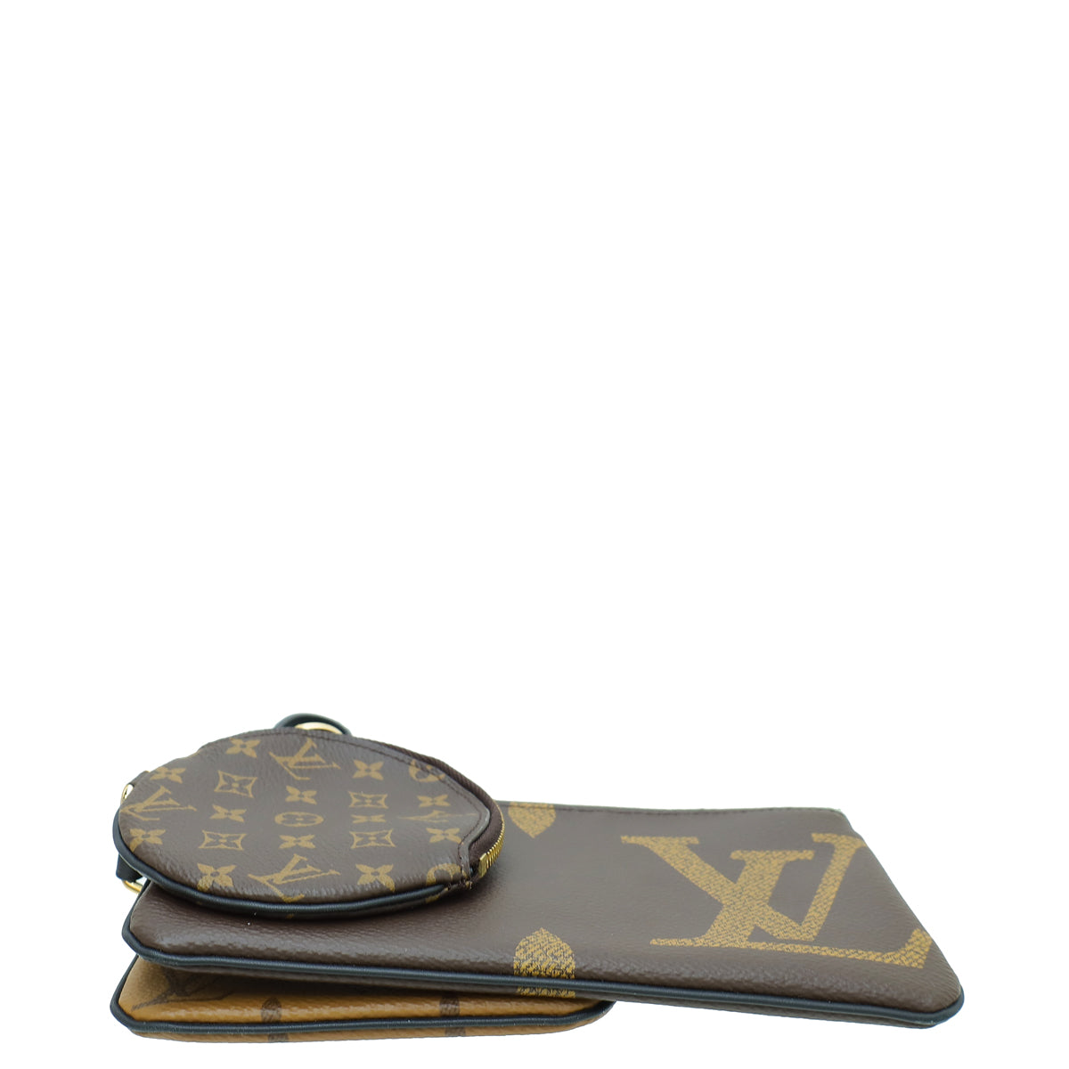 Louis Vuitton Monogram Giant/Reverse Trio Pouch