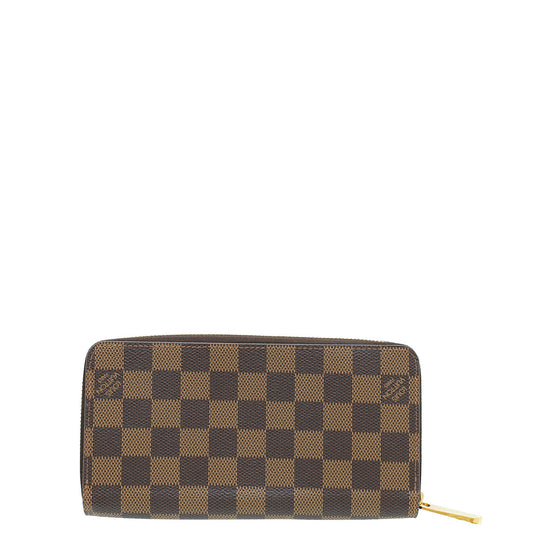 Louis Vuitton Damier Ebene Zippy Around Wallet