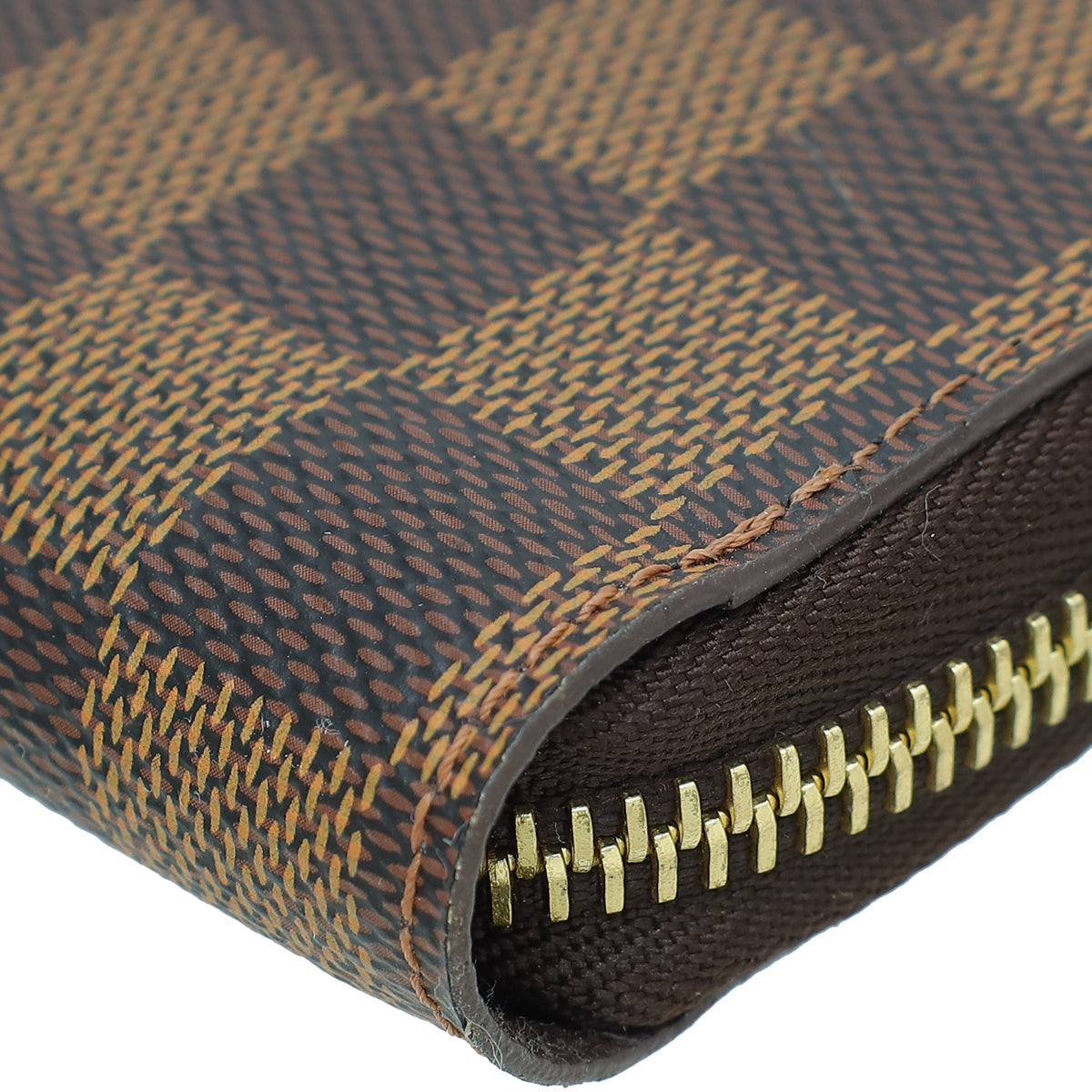 Louis Vuitton Damier Ebene Zippy Around Wallet