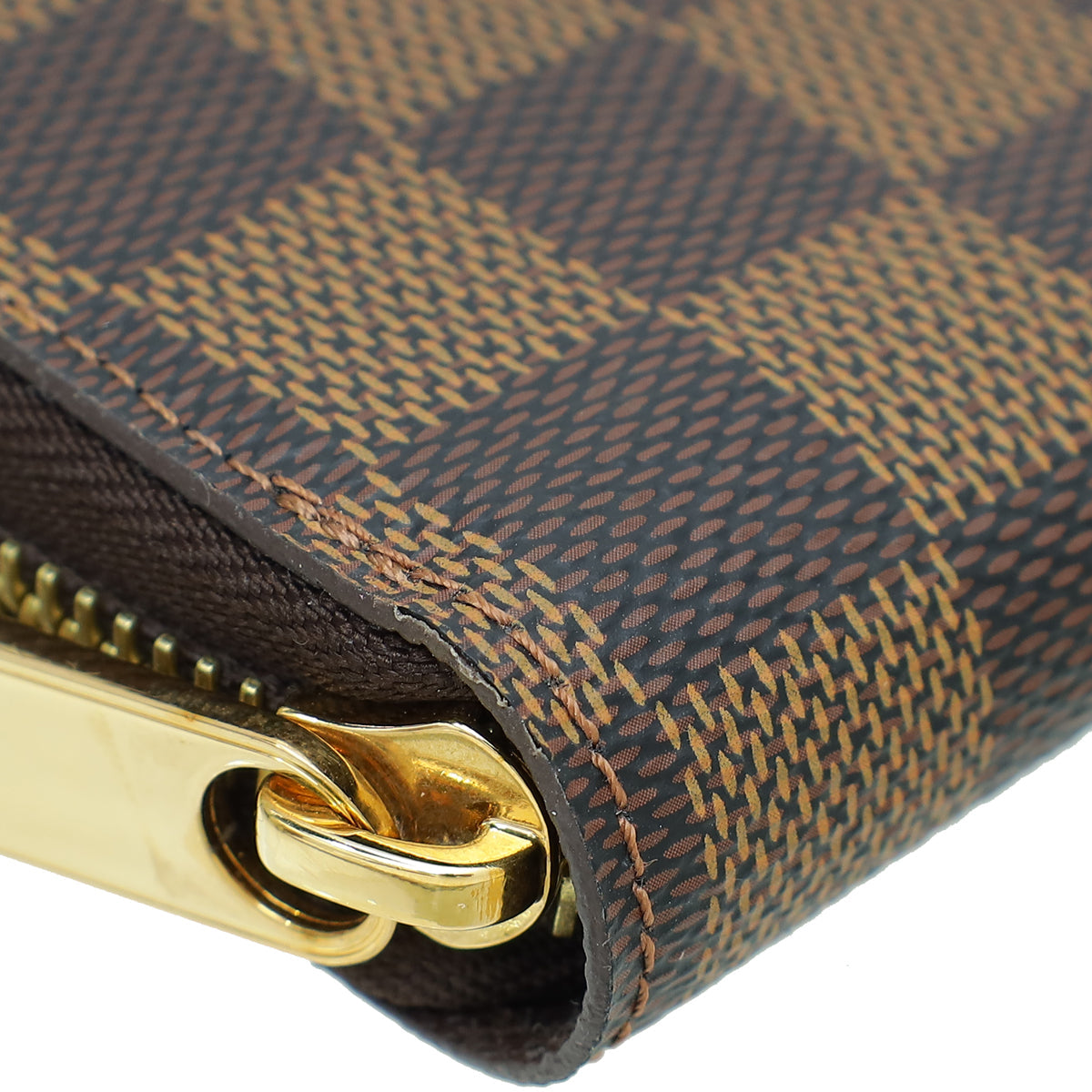 Louis Vuitton Damier Ebene Zippy Around Wallet