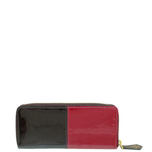 Louis Vuitton Two-Tone Vernis Miroir Clemence Wallet