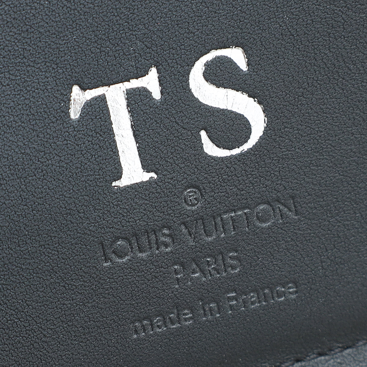 Louis Vuitton Black Damier Infini Brazza Wallet W/ TS Initials