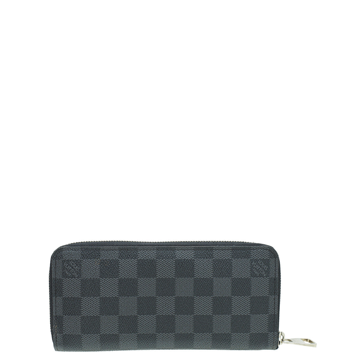 Louis Vuitton Damier Graphite Zippy Vertical Wallet W/ TS Initial