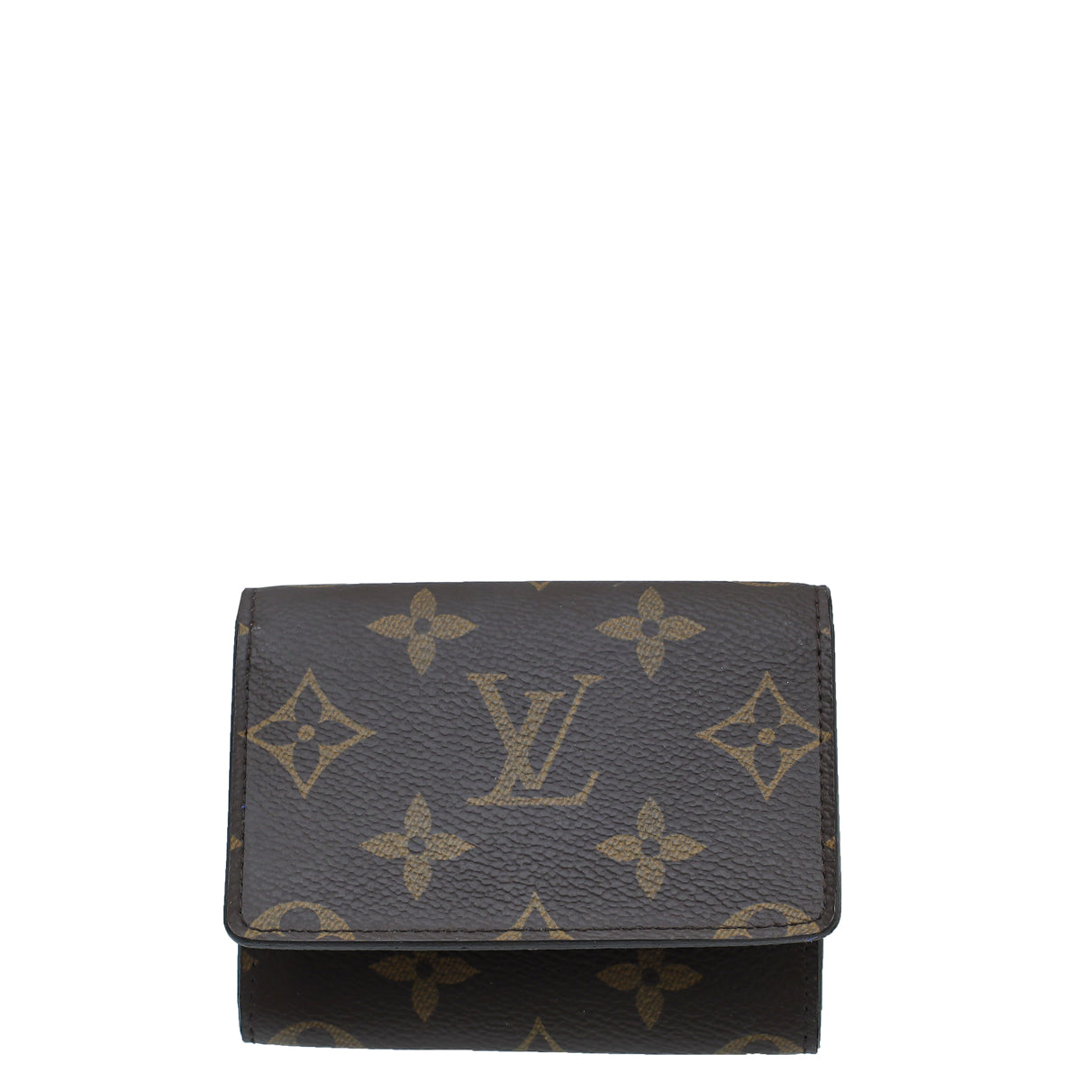 Louis Vuitton Brown Monogram Business Card Holder W /M.B. Initials